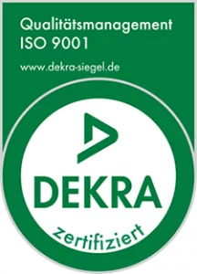 DEKRA Zertifizierung ISO 9001 für NSS GmbH Nürnberg